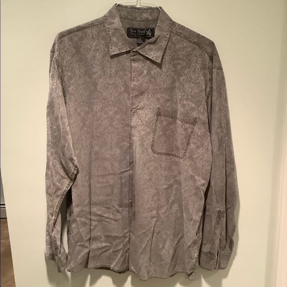 Nat Nast Dress Shirt Size L